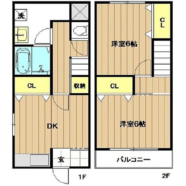 松原市東新町3丁目貸家 ｜大阪府松原市東新町３丁目(賃貸テラスハウス2DK・1階・49.23㎡)の写真 その2