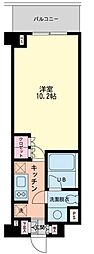 エスティメゾン代沢 1階1Kの間取り