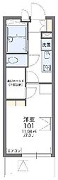 レオパレスラウンドTN 1Kの間取図画像