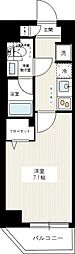 REXZY西川口AZ3 1Kの間取図画像