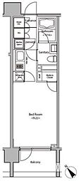 カスタリア大塚 ワンルームの間取図画像