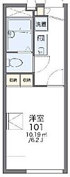 レオパレスペイサージュ 1Kの間取図画像