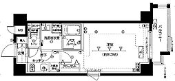 ZOOM目黒不動前 1Kの間取図画像