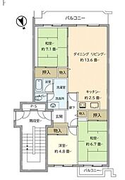 間取図画像 3LDK