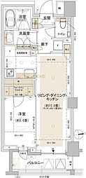 PARKHOMES東中野 1LDKの間取図画像