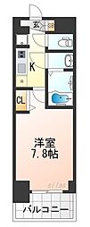 Osaka Metro中央線 朝潮橋駅 徒歩3分の賃貸マンション 8階1Kの間取り