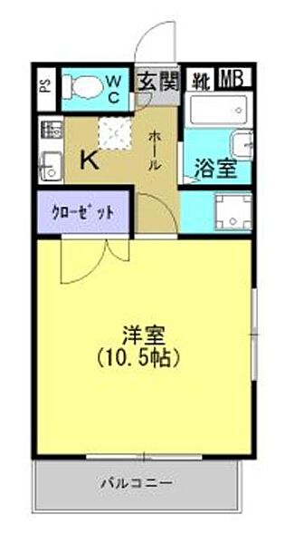 ユーミーセンチュリー 301｜鹿児島県鹿児島市平之町(賃貸マンション1K・3階・30.40㎡)の写真 その2