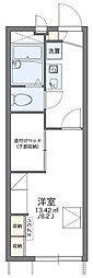 レオパレスコトブキC 1Kの間取図画像
