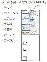 神奈川県相模原市中央区陽光台６丁目（賃貸アパート1K・2階・19.87㎡） その2