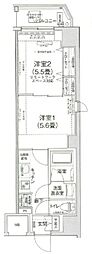 アイルプレミアム錦糸町 2Kの間取図画像