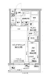 アイルプレミアム東京上石神井 1LDKの間取図画像