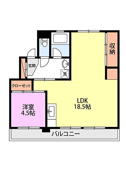 スカイクレスト与板II 405｜新潟県長岡市与板町江西４丁目(賃貸マンション1LDK・4階・53.00㎡)の写真 その2