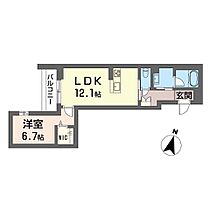 レフィシア文蔵 00301 ｜ 埼玉県さいたま市南区文蔵４丁目15-12（賃貸マンション1LDK・3階・48.00㎡） その2