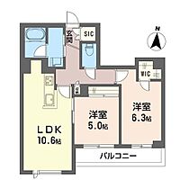 リ　ジョンヌ 00303 ｜ 神奈川県大和市大和東３丁目825-15、825番3之各一部（賃貸マンション2LDK・3階・53.62㎡） その2