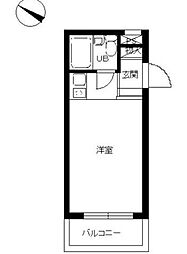 スカイコート向島 ワンルームの間取図画像