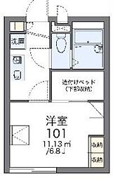 レオパレスベル・ショコラ 1Kの間取図画像