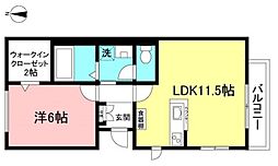 Labellevie 1LDKの間取図画像