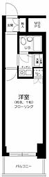 京急本線 大森海岸駅 徒歩3分の賃貸マンション 9階1Kの間取り