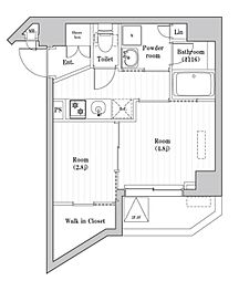 レジデンス北大塚 2Kの間取図画像