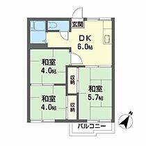 スカイハウス 201 ｜ 宮城県仙台市太白区金剛沢２丁目5-3（賃貸アパート3DK・2階・42.00㎡） その2