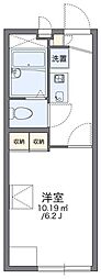レオパレスＫ1 1階1Kの間取り