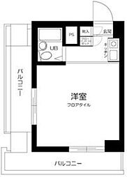 フォーラムイン東京 ワンルームの間取図画像