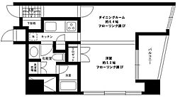 グランドメゾン千駄木 1DKの間取図画像