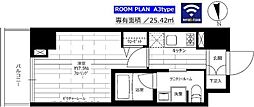 ステージファースト新御徒町2 1Kの間取図画像
