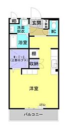 (仮称)都城天神町YマンションII 1Kの間取図画像