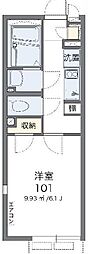 レオネクストマグノリア 1Kの間取図画像
