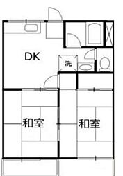 間取図画像 2DK