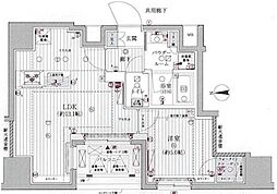 メインステージ浅草国際通り 9階1LDKの間取り