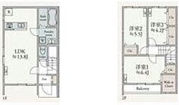 さくらハウス 3LDKの間取図画像