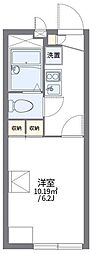 レオパレスホープ 2階1Kの間取り