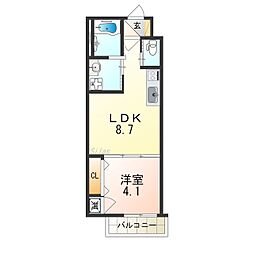 グラースコート 2階