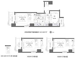 ZOOM両国 10階1LDKの間取り