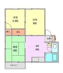 ハイツ内久根　Ｂ 2階/-