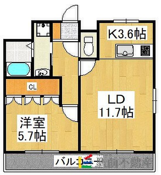 画像2:間取り図