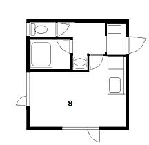 ブルーリボン澄川 2A ｜ 北海道札幌市南区澄川二条５丁目3-6（賃貸アパート1R・2階・24.70㎡） その2