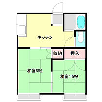 鈴木荘 2階 ｜ 東京都東久留米市野火止３丁目13-7（賃貸アパート2K・2階・30.66㎡） その2