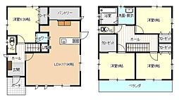 東武小泉線 西小泉駅 徒歩29分 4LDKの間取り