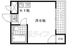 京都府京都市山科区北花山大林町（賃貸マンション1R・3階・16.00㎡） その2