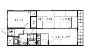 ラポート宇治川 102 ｜ 京都府宇治市五ヶ庄上村（賃貸マンション3LDK・1階・60.50㎡） その2