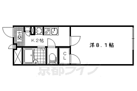 京都府京都市山科区御陵上御廟野町（賃貸アパート1K・1階・22.35㎡） その2