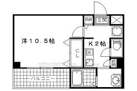 京都府京都市山科区竹鼻堂ノ前町（賃貸マンション1K・3階・35.00㎡） その2