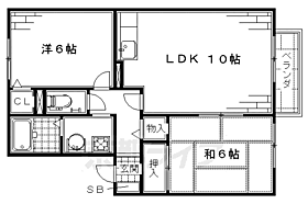 グランメール 202 ｜ 京都府京都市伏見区深草小久保町（賃貸アパート2LDK・2階・53.00㎡） その2