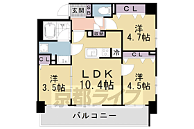 京都府京都市山科区大塚中溝（賃貸マンション3LDK・7階・54.00㎡） その2