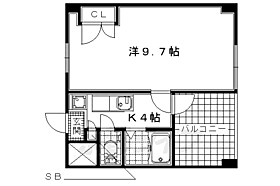 エスペランザ 402 ｜ 京都府宇治市槇島町三十五（賃貸マンション1K・4階・26.32㎡） その2