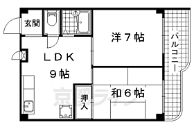 京都府京都市山科区勧修寺縄手町（賃貸マンション2LDK・2階・45.36㎡） その2