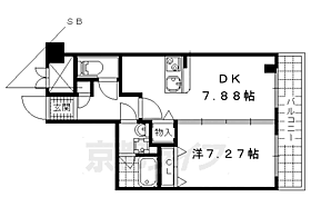 京都府京都市山科区栗栖野打越町（賃貸マンション1DK・4階・42.13㎡） その2